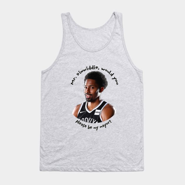 Mr. Dinwiddie Be My Mayor Tank Top by The Charity Stripe